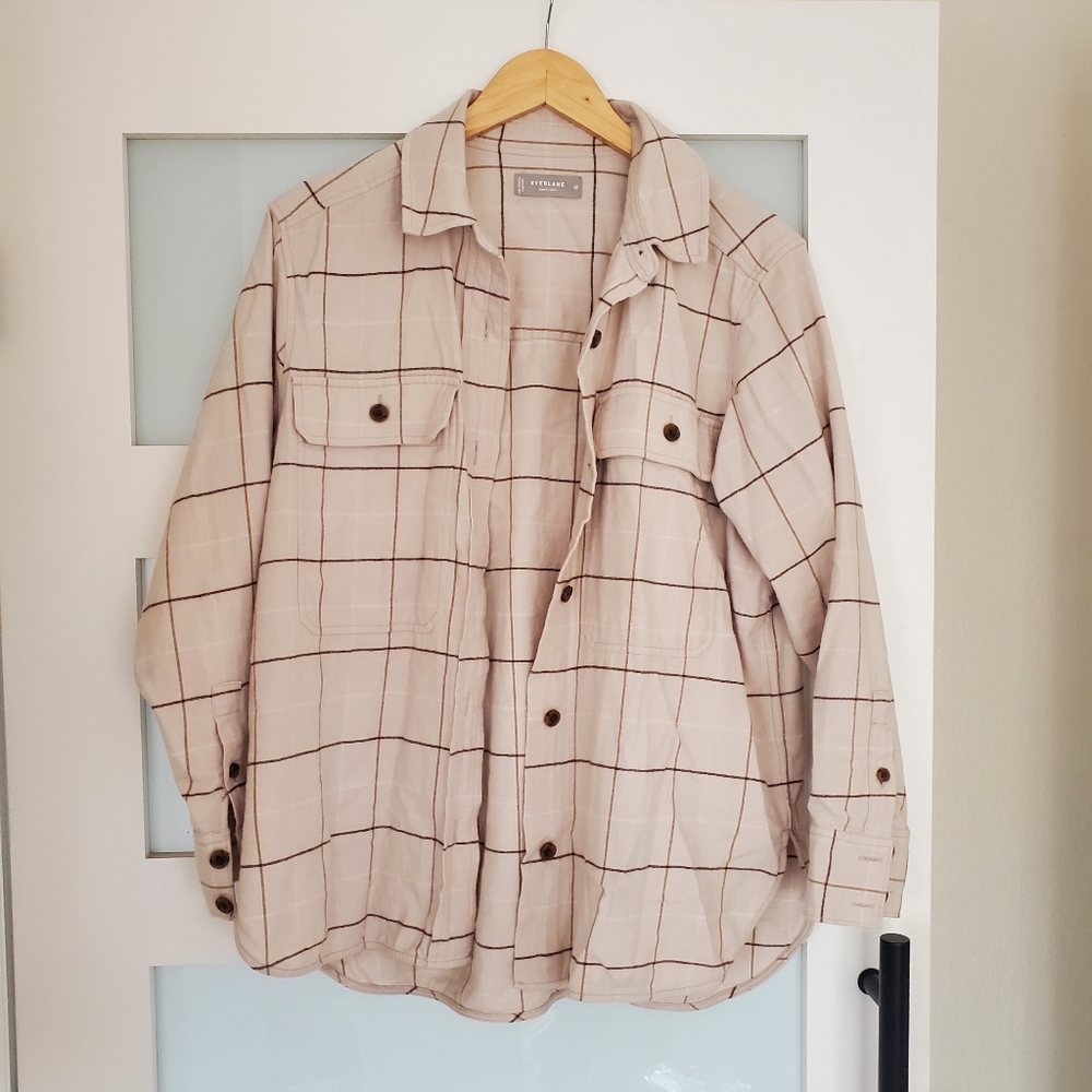 Everlane organic cotton flannel shirt